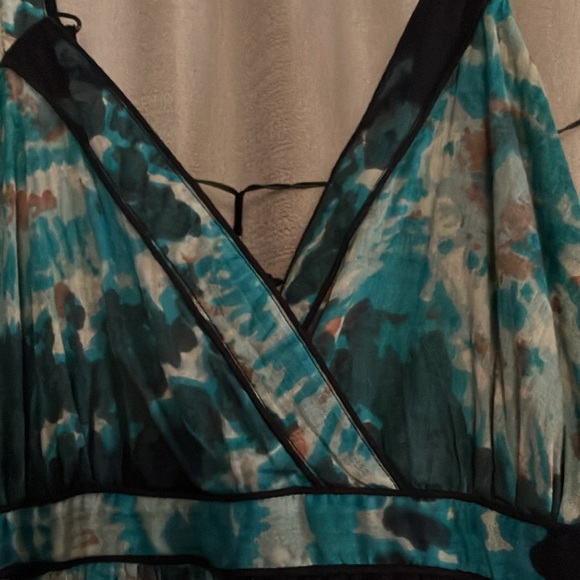 Very unique vintage boho Vasna desire dress. Sparkly beads on front ant back. - Picture 8 of 11